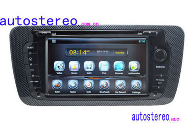 Automobile Sat stereo Nav, stereotipia di Seat Ibiza dell'automobile del touch screen con Sat Nav